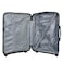 Hard Case Carry On Luggage Trolley For Unisex Polypropylene Lightweight 4 Double Wheeled Suitcase With Built In TSA Type Lock Travel Bag KH1005 Black