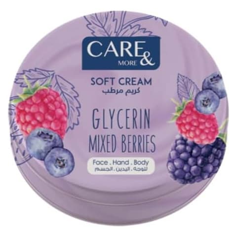 Care &amp; More Soft Cream With Glycerin Mixed berries - 75 ML