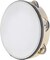 Mike Music Ambourine For Church 8 Inch Hand Held Drum Bell Birch Metal Jingles Percussion Musical Educational Toy Instrument For Ktv Party Kids Games By Mike Music (8 Inch, White)