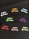 Colorful Happy birthday cake topper set of 8/pcs