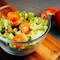 Royalford Glass Mixing Bowl RF11233, 2.7L Transparent Mixing And Serving Bowl Suitable For Snacks, Salads, Noodles, Multicolor