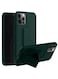 Zolo Finger Grip Holder and standing cover with Car Magnetic Multi-function Shockproof Protective Case Cover For iphone 13 Pro Max Green