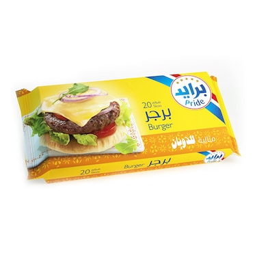 Pride Burger Slice Cheese 20 Slices (400g)