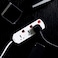 Olsenmark 4 Way Power Socket- OMES1809D/ Equipped with PP Fire Proof Housing and Child Safety Shutter/ 3-meter Cord, Ideal for Home, Office, etc. to Connect Chargers, Laptops, Lamp and Other