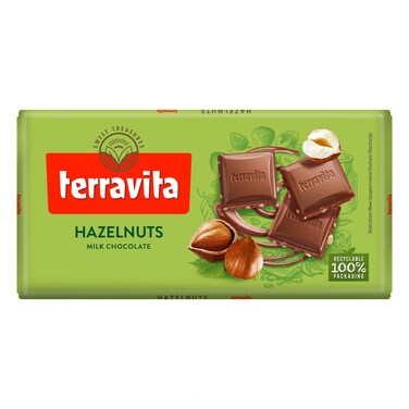 Terravita Hazelnut Milk Chocolate 32% Cacoa 100GR