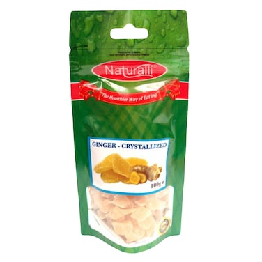 Naturalli Dried Crystal Ginger 100g
