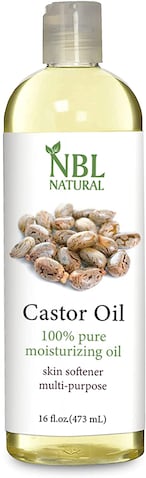 Buy NBL Natural Castor Oil - Conditioning  Healing, For Dry Skin, Hair Growth - For Skin, Hair Care, Thicker Eyelashes  Eyebrows - 16 OZ / 473 ML in UAE