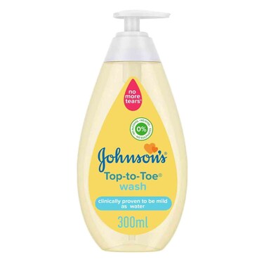 J&amp;J Baby Bath Top To Toe 300Ml