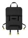 Multi-Functional Car Seat Storage Bag Black Pu leather 1Pcs
