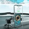 Yesido C118 Fast Wireless Car Phone Holder with Charging, 15W, 360 Rotation, Suction Cup and Vent Clip Mounting - Black