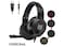K19 3.5mm Wired Gaming Headset Over Ear Headphones Noise Canceling E-Sport Earphone with Mic LED Lights Volume Control Mute Mic for PC Laptop PS4 Smart Phone