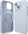 elago Magnetic Liquid Silicone for iPhone 15 case cover compatible with MagSafe Shockproof - Light Blue