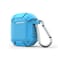 Ozone - Rugged Series Case for AirPods Heavy Duty Armor Defender Shockproof Cover with Keychain For AirPod 2 / 1 - Blue