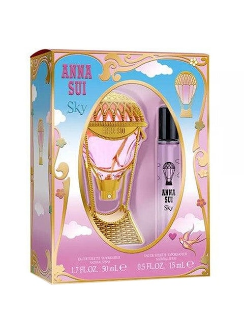 Anna Sui Sky Women Set Eau De Toilette 50ml + 15ml Spray