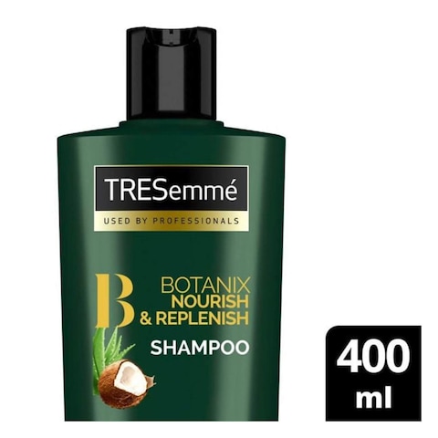 Tresemme Shampoo for Nourish and Replenish with Coconut Milk and Aloe Vera - 400 Ml