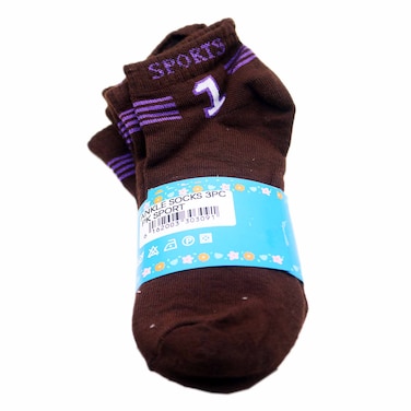 Ankle Socks Sports 3Pc Pack