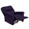 إن هاوس كرسي استرخاء ثابت منجد بالمخمل - بنفجسي غامق - NZ110