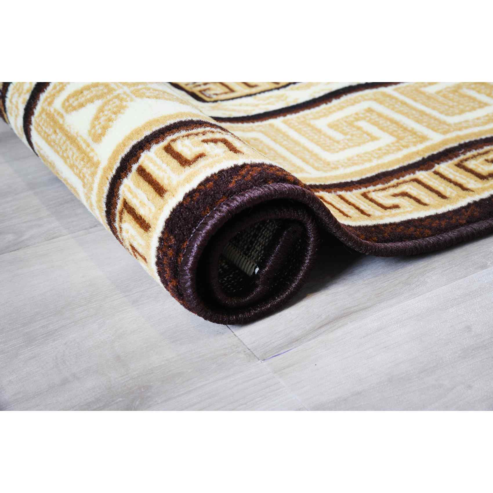 Al Salem Super Sabah Collection Carpet Brown 190x270cm