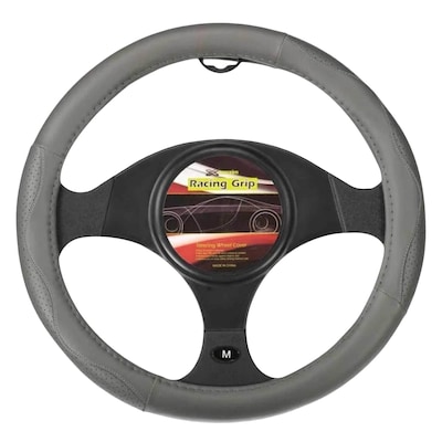 RACEGRIP PU LEATHER STEERING COVER