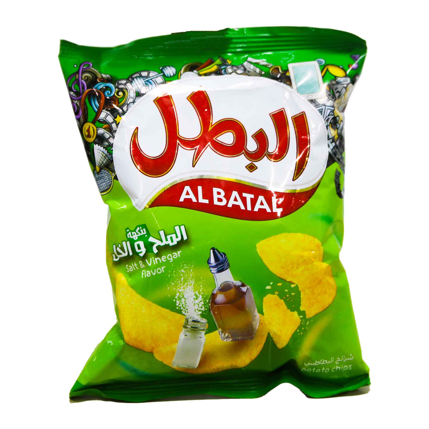 Al Batal Chips Salt &amp; Vinegar 23g