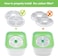 12 Pcs Pet Fountain Filter Replacement Set Pet Supplies for Automatic Drinking Water Dispensers with Healthy and Hygienic for Dogs Cats