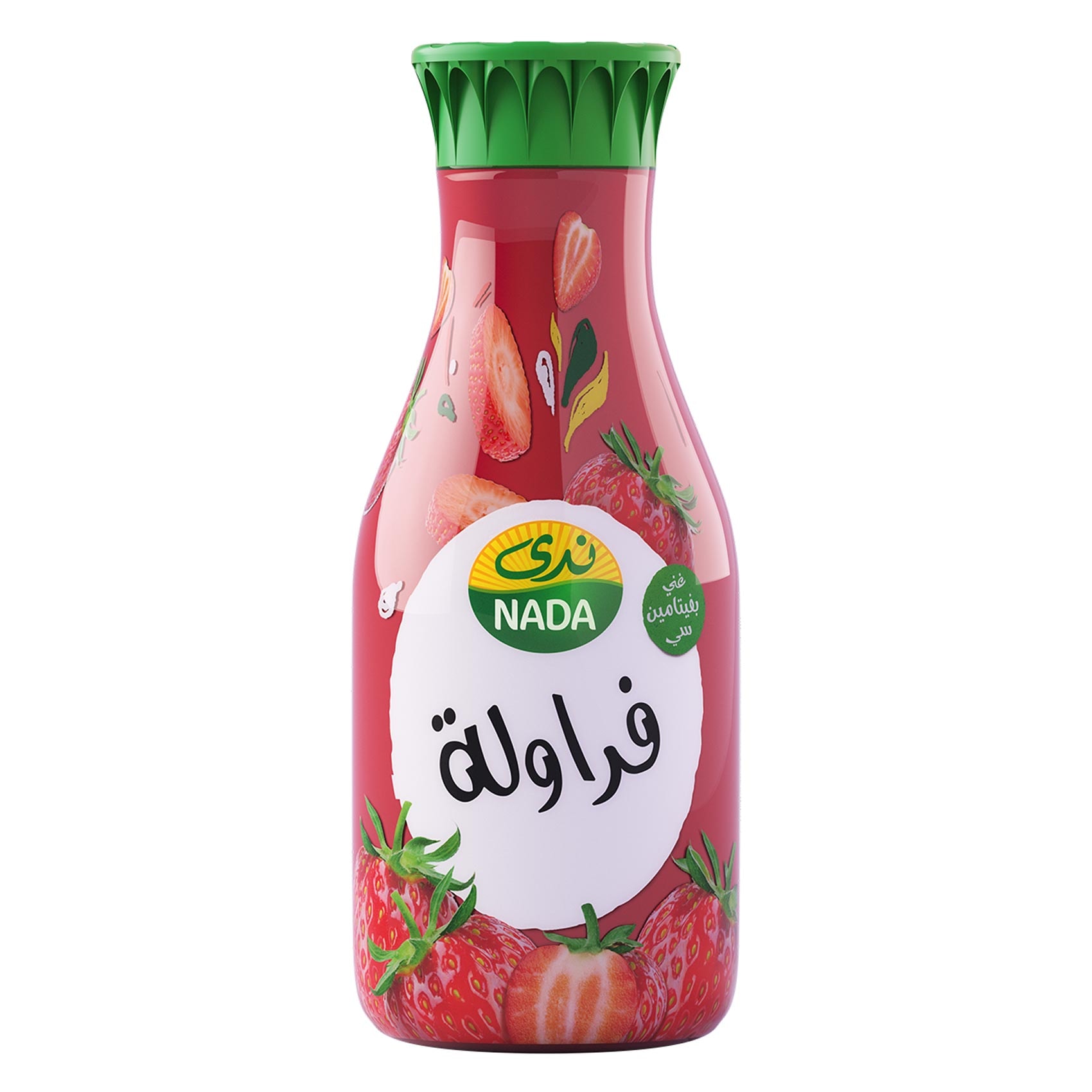 ندى عصير طازج فراولة 1.3 لتر