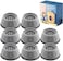 Nucucina Anti Vibration Pads For Washing Machine 8 Pcs Shock And Noise Cancelling Washer Dryer Support Anti-Walk Foot Slip Fridge Bed Leveling Mat Isolation Rubber Feet Against Walking