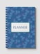 Lowha Spiral Notebook With 60 Sheets And Hard Paper Covers With Floral Planner Design, For Jotting Notes And Reminders, For Work, University, School
