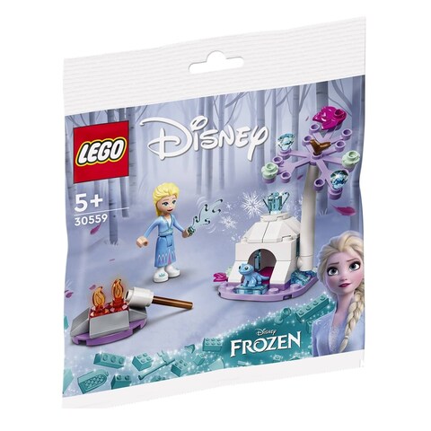 LEGO Disney Frozen 30559 Elsa And Bruni&#39;s Forest Camp Toy Set 80 Pieces Multicolor