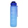 ANEMOSS Anchor Tritan Water Bottle, 1000 ml / 33.8 oz, High-Quality Material, Multi-functional and Durable, BPA-Free, Portable with Strap Attachment, Suitable for Sports and Travel, Blue