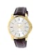 Casio - Men's Leather Analog Wrist Watch MTP-V004GL-9AUDF