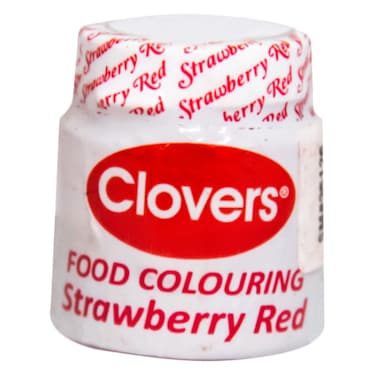 Clovers Food Colour Strawberry Red 10g