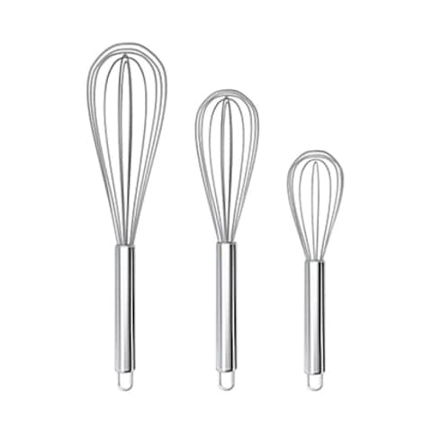 Whisks Stainless Steel Set Of 3 Pieces