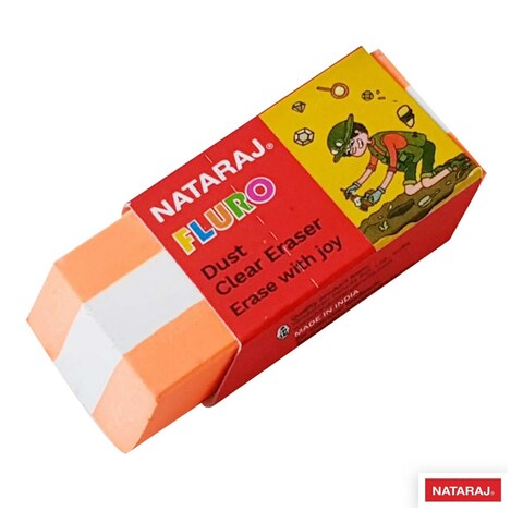 Nataraj Fluro Dust Clear Erasers