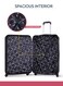 3-Piece Hard side ABS Luggage Trolley Set 20/24/28 Inch Red