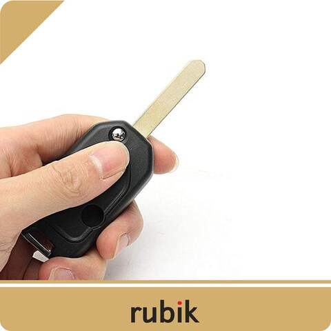 Rubik 3 Buttons Modified Car Remote Key Case Uncut Flip Key Blade Fob Shell Case For Honda Accord Civic CR-V Fit Jazz Insight Odyssey Pilot