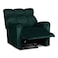 In House Velvet Rocking Recliner Chair - Dark Green - AB011