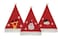 Christmas Magic->Merry Christmas Santa Hat 40cm 1pc< >Red/White< >40cm< >Any Ages< >