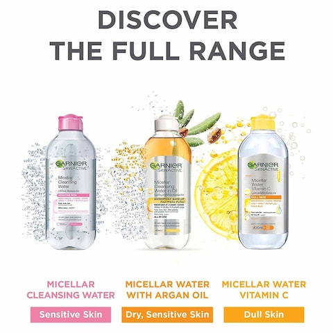 Garnier Skinactive Micellar Cleansing Water with Vitamin C - 100 Ml