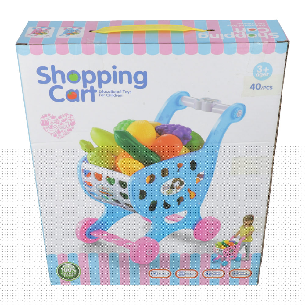 Shopping Cart Educational Toys 40 Pcs 3+ Ages