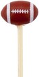 Restaurantware Football Picks, Football Skewers - Football Themed Catering And Party Supplies - Assorted Colors - 4" - 1000Ct Box