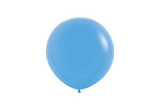 Sempertex 3 pcs, 24&quot; Round Balloons, , Fashion Blue Latex Balloons