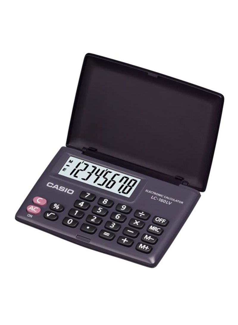 Buy Casio 8-Digit Calculator LC160LV Black Online | Carrefour UAE