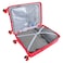 Carlton Chroma 8 Wheel Hard Luggage Trolley Red 66cm