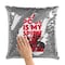 Loud Universe - Dead Pool Spirit Animal White Sequin Throw Pillow with Stuffing Unicorn Funny Dead Pool Fun Home Decor Pillow