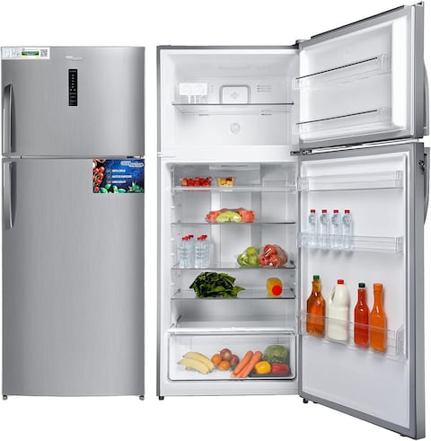 Super General 479L Net Capacity Double Door Refrigerator, Inox, SGR615I