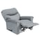 In House Velvet Classic Recliner Chair - Grey - NZ110