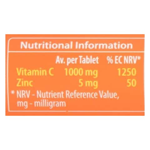 Vitabiotics Ultra Vitamin C 1000mg Fizz Effervescent Supplements 20 Tablets