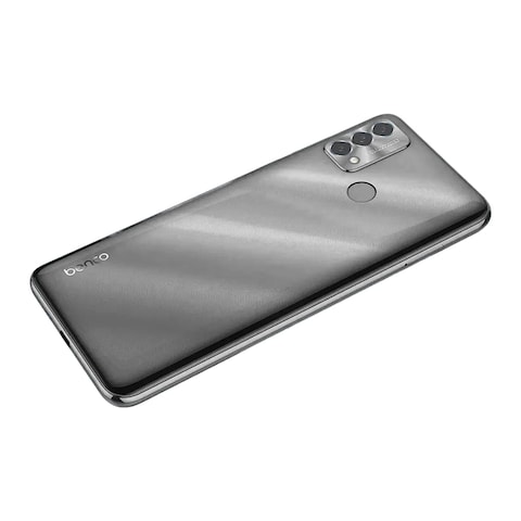 بينكو V90 - موبايل 6.82 بوصة 128 جيجابايت/4 جيجابايت ثنائي الشريحة بشبكة الجيل الرابع - رمادي