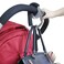 Pikkaboo Universal Non-Slip Metal Stroller Hook (Silver)